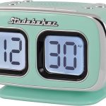 Studebaker Teal Retro Digital Alarm Clock-0