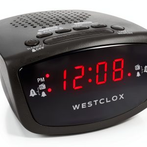 Westclox Digital Alarm Clock Modern Black-0