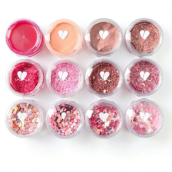 JinXi Glitter Nail Art Set Multicolor 12 Shades-8