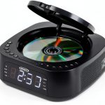 Clock Radio Jensen JCR-375 White LED Stereo-0