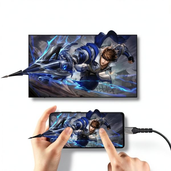 USB-C to DVI Adapter Critin High Speed Cable-5