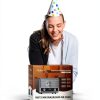 Bluetooth Clock Radio Audiocrazy Wood Grain Design-7