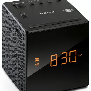 Sony Alarm Clock Radio Black LCD Adjustable-0