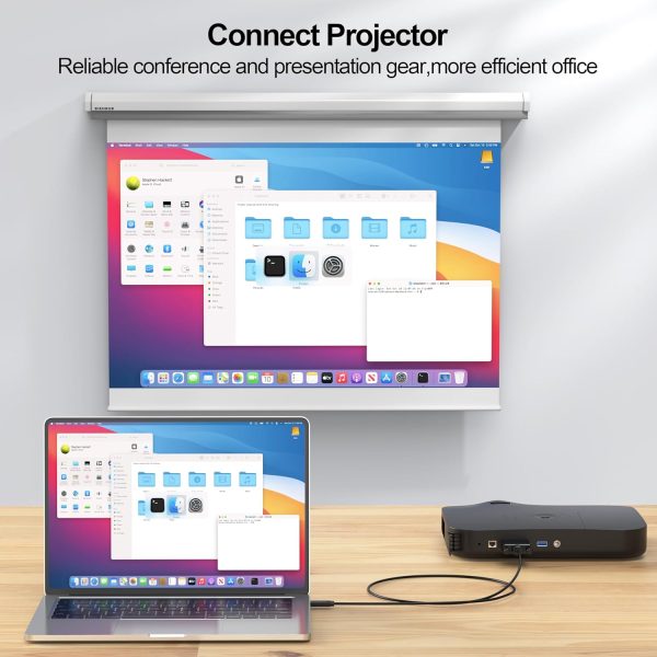 DoroJepi USB C to DVI Cable 4FT for Laptops and Monitors-6