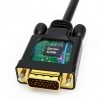 DVI to VGA Adapter Benfei Quad Shielded Cable-5