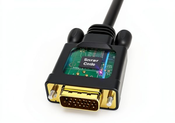 DVI to VGA Adapter Benfei Quad Shielded Cable-5
