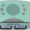 Studebaker Teal Retro Digital Alarm Clock-3