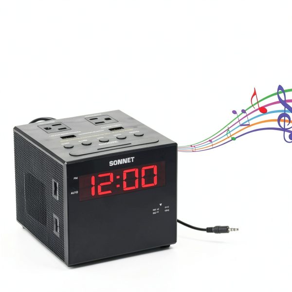 Sonnet Digital Alarm Clock Radio R1414-NO BLUETOOTH-5