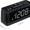 ZAPALA Expert Digital Clock Radio White ABS Material-7