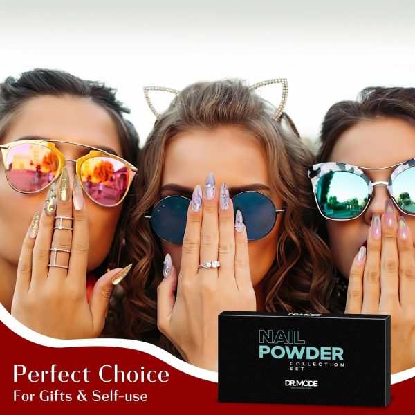 DRMODE 6-IN-1 Chrome Nail Powder Palette-5