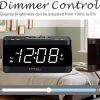 ZAPALA Expert Digital Clock Radio White ABS Material-3