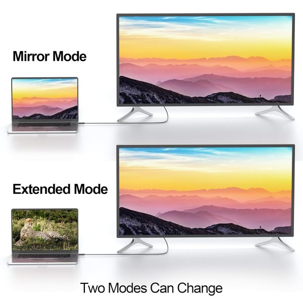 DoroJepi USB C to DVI Cable 4FT for Laptops and Monitors-3