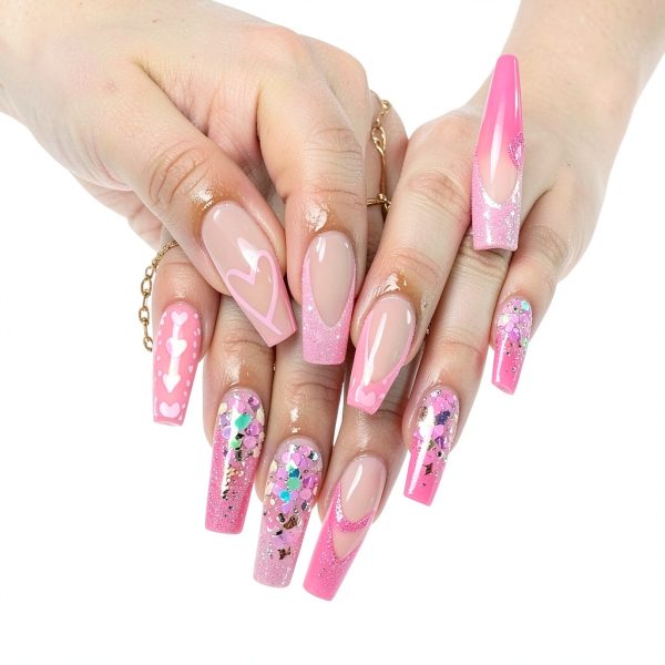 JinXi Glitter Nail Art Set Multicolor 12 Shades-7