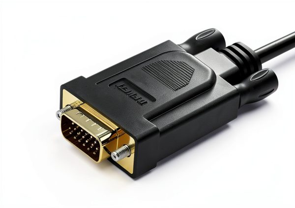 DVI to VGA Adapter Benfei Quad Shielded Cable-2