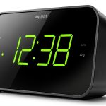 Philips Alarm Clock Radio Black Modern Design-0