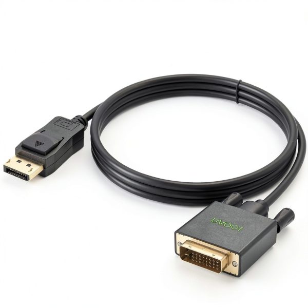 UVOOI DisplayPort to DVI Cable 20ft Black Male-to-Male-8