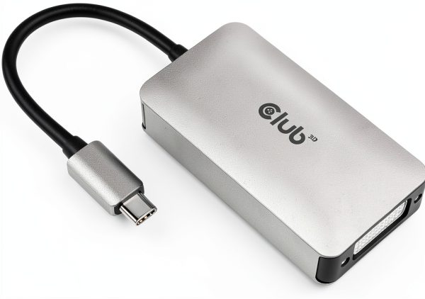 Club 3D USB C to DVI Adapter for DVI Displays-0
