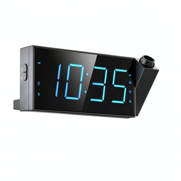 Mesqool Projection Alarm Clock with FM Radio-4