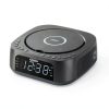 Clock Radio Jensen JCR-375 White LED Stereo-3