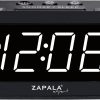 ZAPALA Expert Digital Clock Radio White ABS Material-0