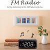 ZAPALA Expert Digital Clock Radio White ABS Material-1
