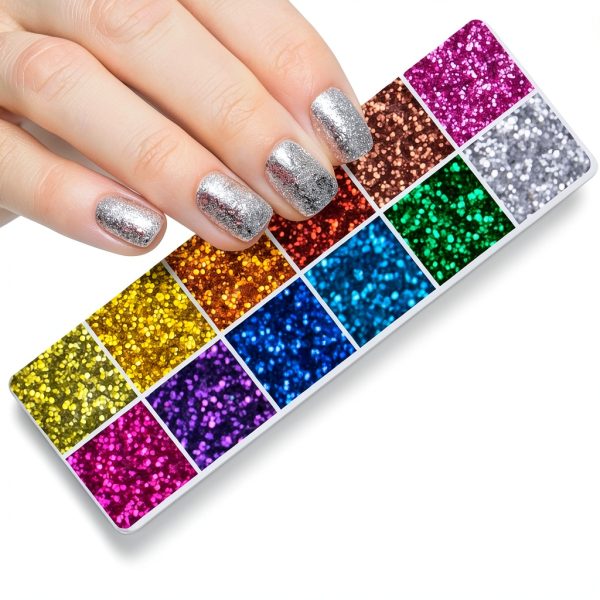 Gold Glitter Powder by MAQIHAN Craft and Nail Art-4