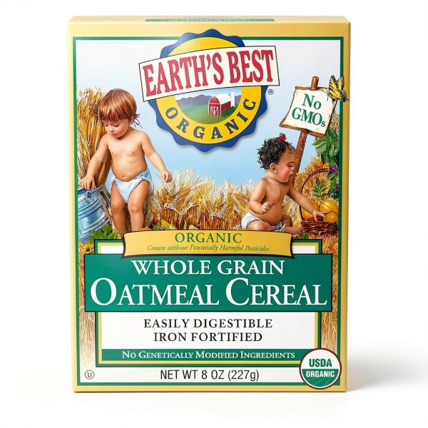 Organic Infant Cereal Earth's Best Baby Oatmeal-0