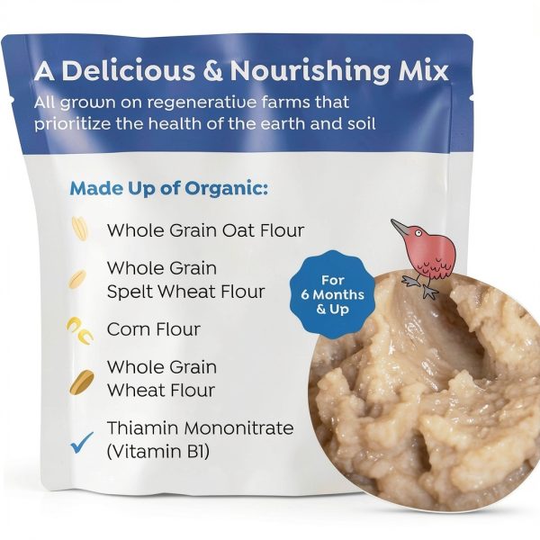 Organic Baby Cereal Holle Whole Grain Oatmeal 48oz-4
