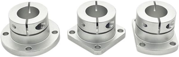 Round Square Compact Flanged Mount Cast Bearing D20mm Circular CUBATR-2