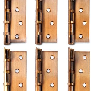 Hinges Rose Gold 6pcs Quiet Bearing Door Hinge by LutumE Heavy Duty-0