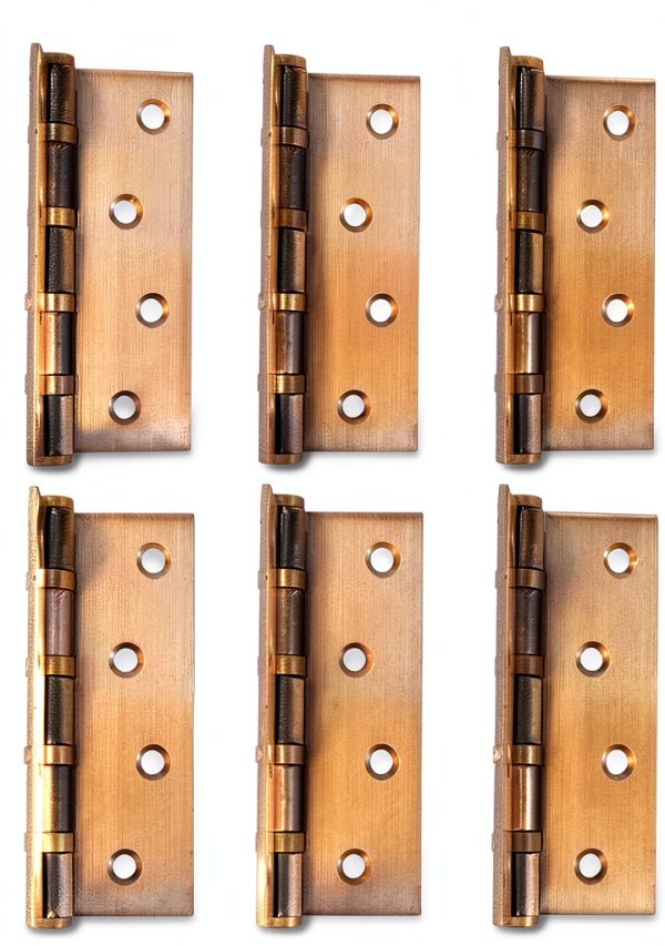Hinges Rose Gold 6pcs Quiet Bearing Door Hinge by LutumE Heavy Duty-0