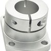 Round Square Compact Flanged Mount Cast Bearing D20mm Circular CUBATR-3