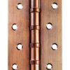 Hinges Rose Gold 6pcs Quiet Bearing Door Hinge by LutumE Heavy Duty-5